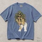 Grand Medusa Comfort Colors T-Shirt - Blue Jean / S - T-Shirt