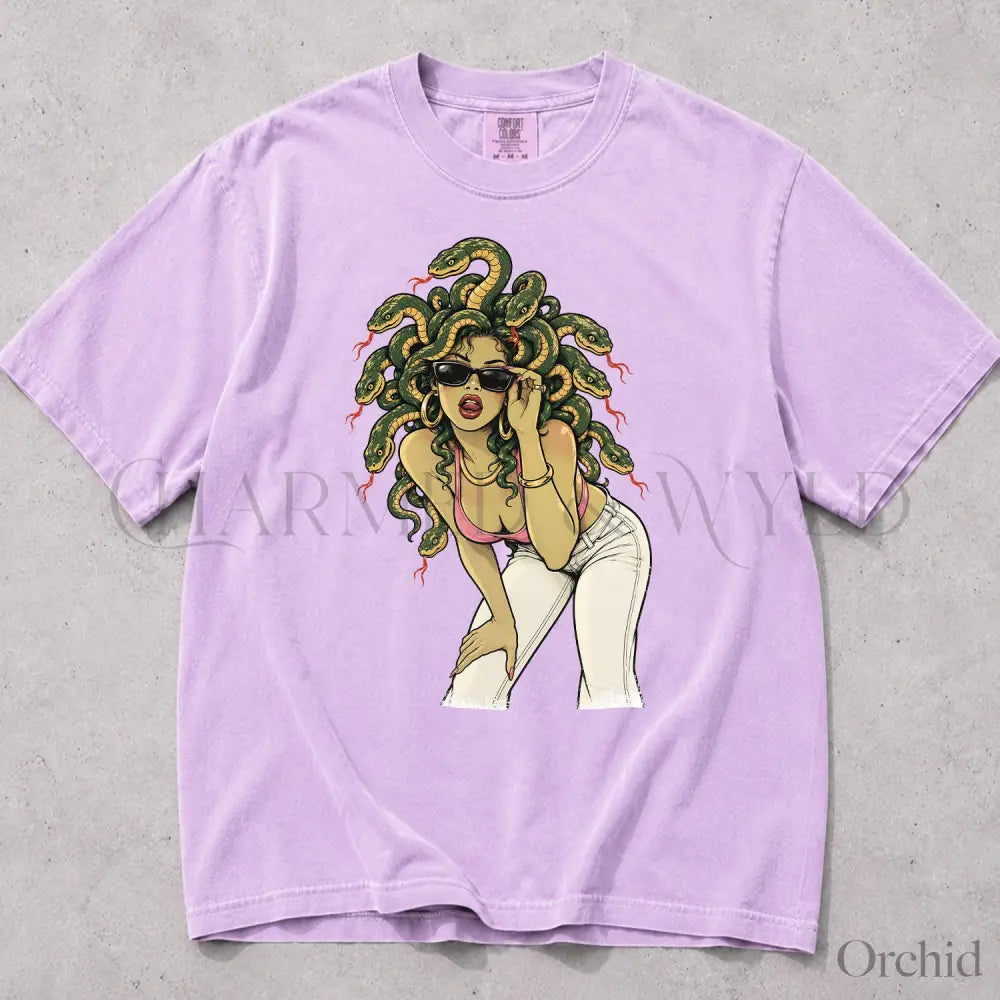 Grand Medusa Comfort Colors T-Shirt - Orchid / S - T-Shirt