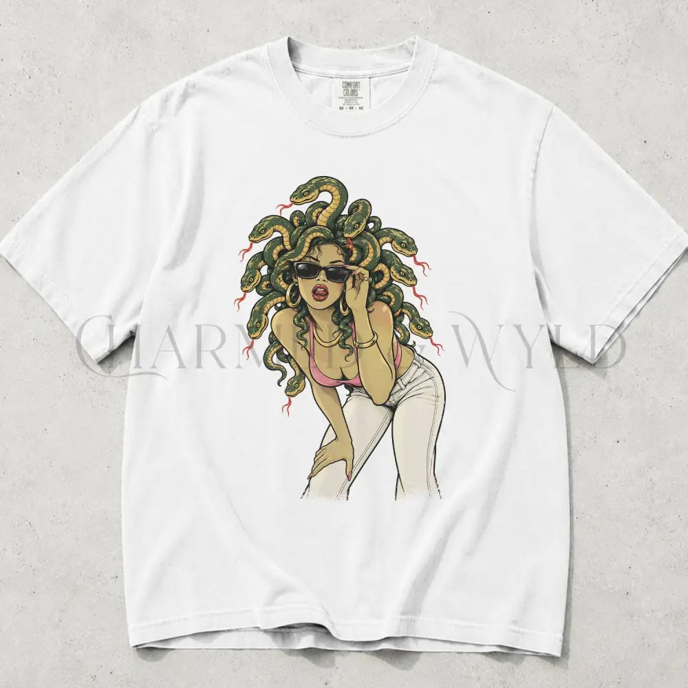 Grand Medusa Comfort Colors T-Shirt - White / S - T-Shirt
