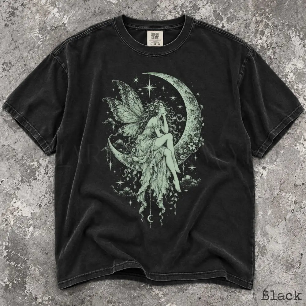 Green Fairy Comfort Colors T-Shirt - Black / S - T-Shirt