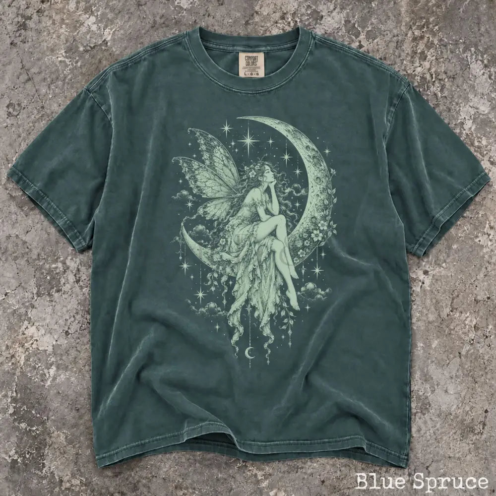 Green Fairy Comfort Colors T-Shirt - Blue Spruce / S - T-Shirt