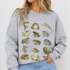 Frog Species Graphic Sweatshirt