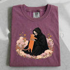 Grim Reaper’s Cat T-Shirt - Berry / S - T-Shirt