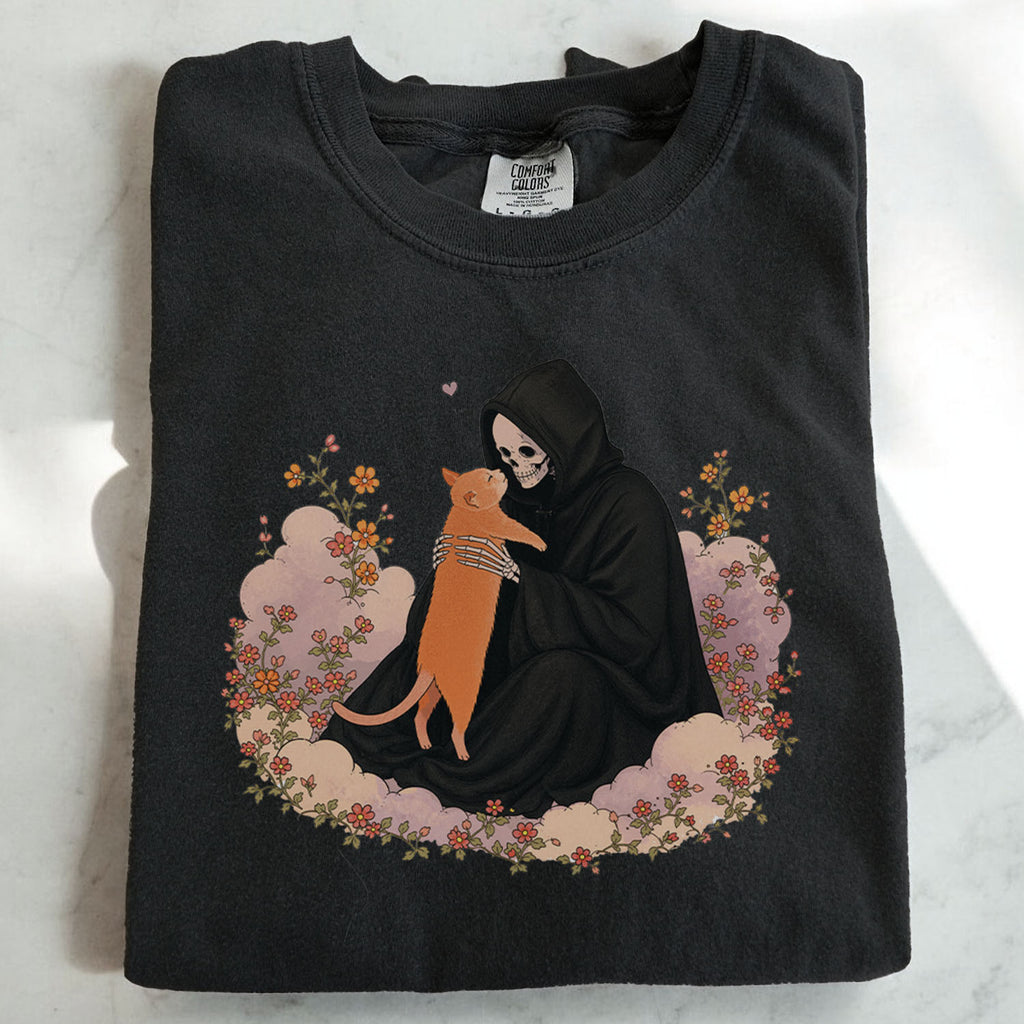 Grim Reaper's Cat T-Shirt