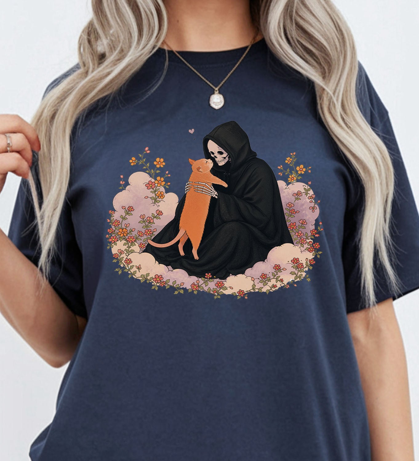 Grim Reaper's Cat T-Shirt