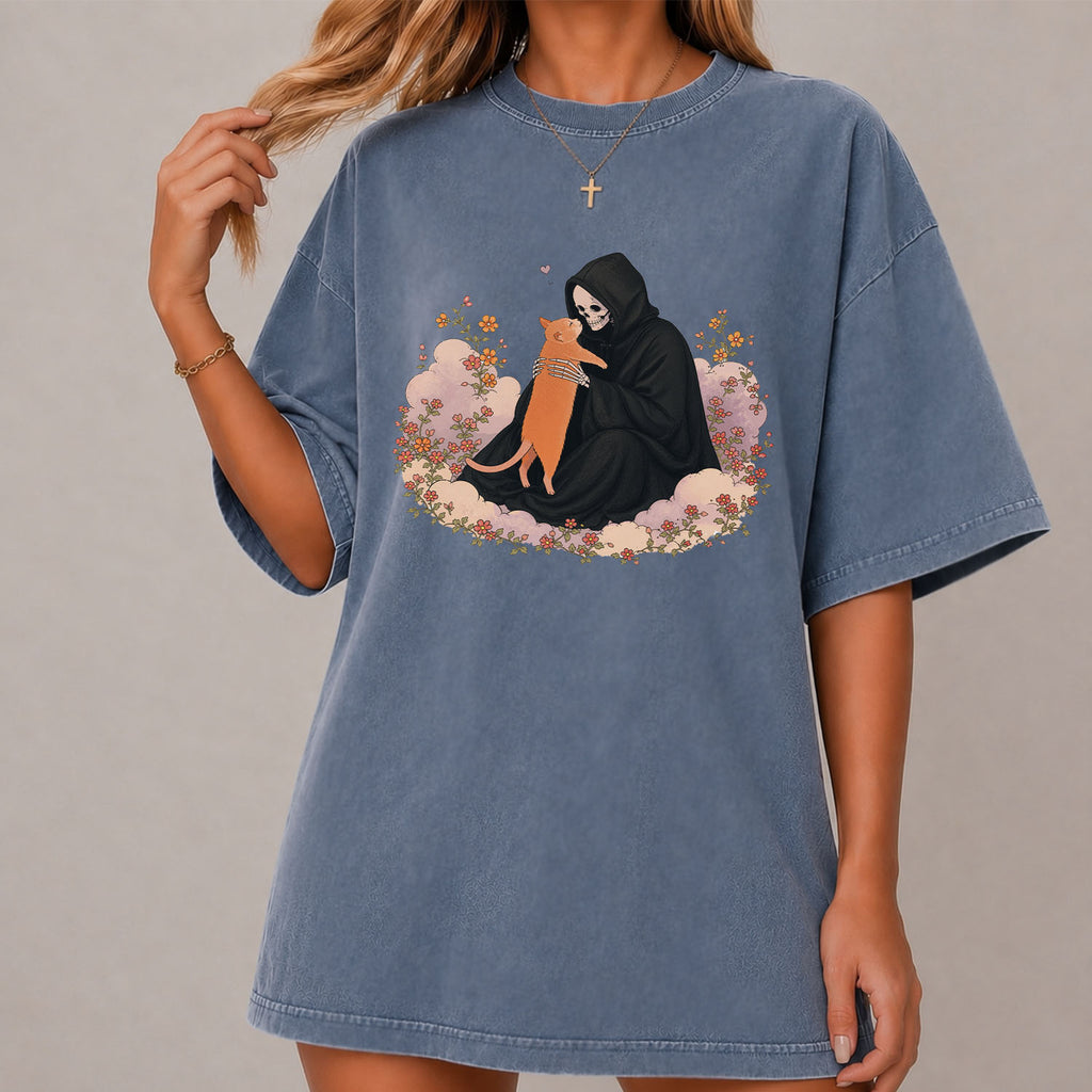 Grim Reaper's Cat T-Shirt