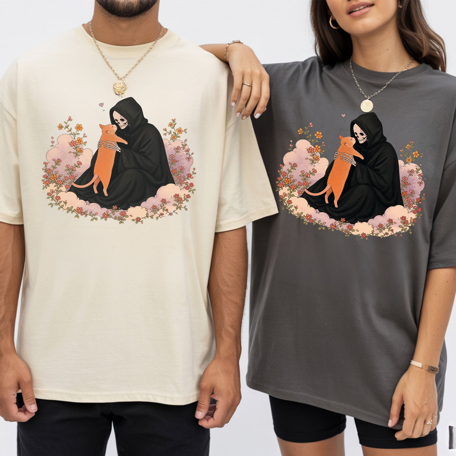 Grim Reaper's Cat T-Shirt