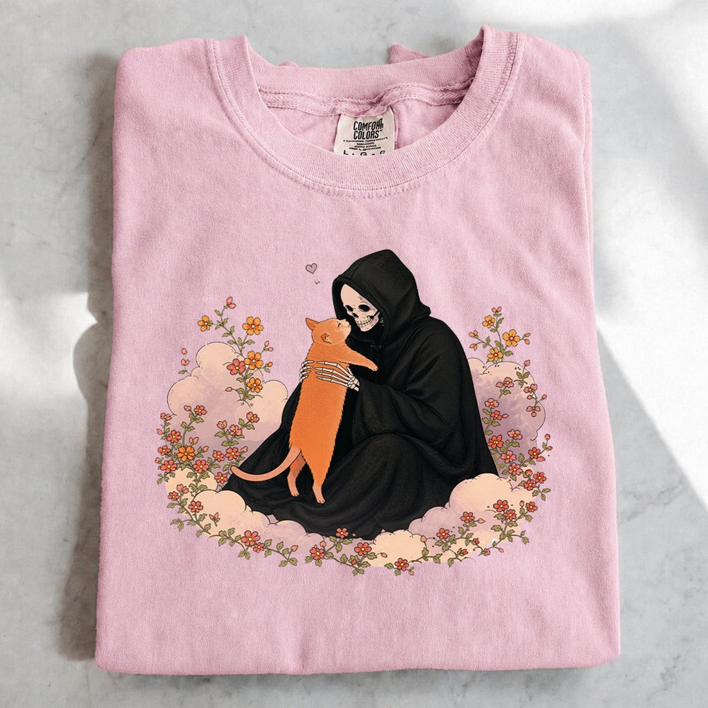 Grim Reaper's Cat T-Shirt