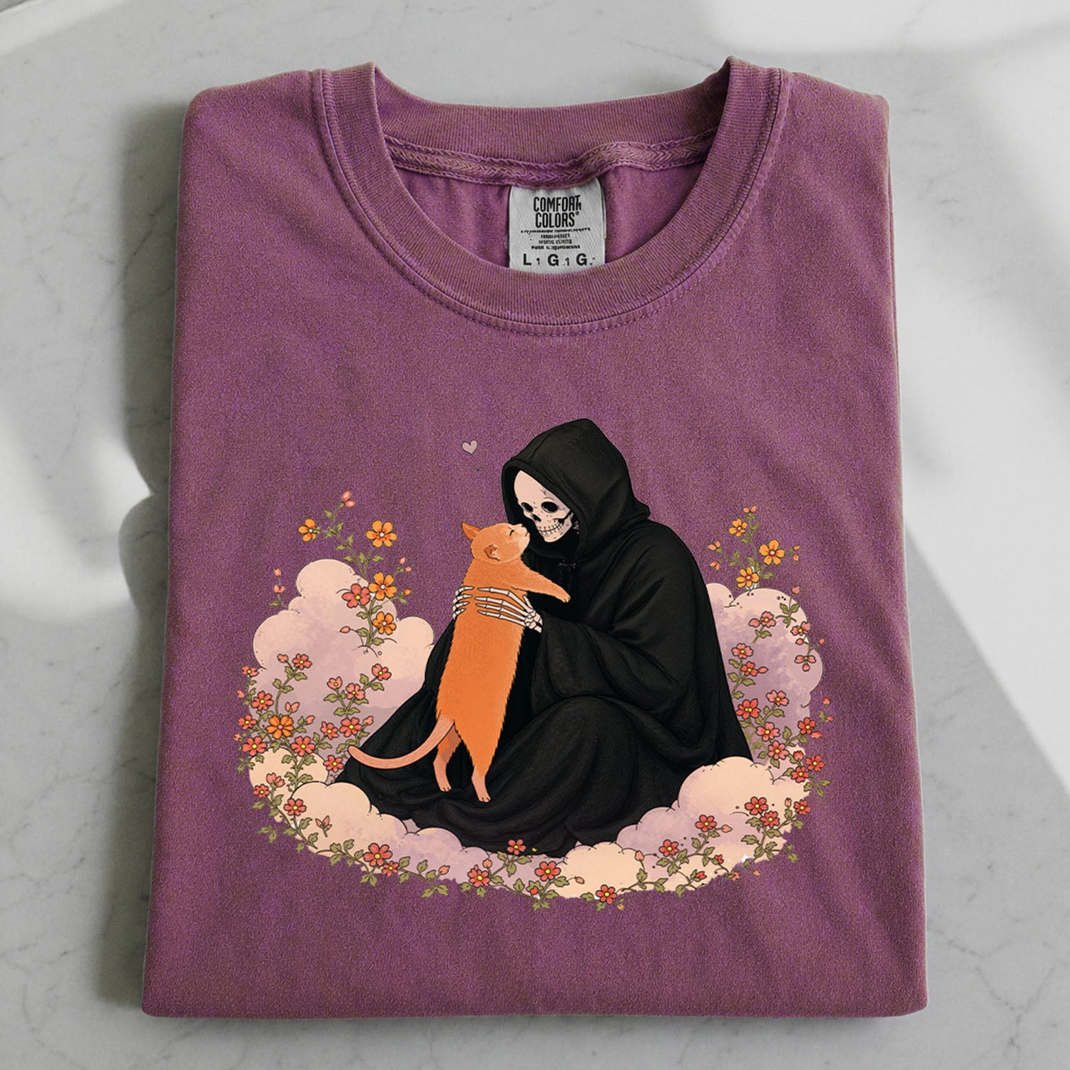 Grim Reaper's Cat T-Shirt