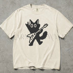 Guitar Rockstar Cat Comfort Colors T-Shirt - Ivory / S - T-Shirt