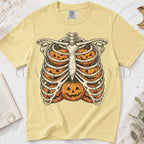 Halloween Skeleton T-Shirt - Butter / S - T-Shirt