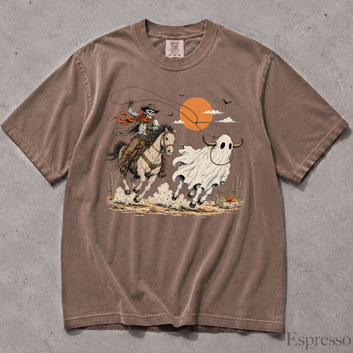 Cowboy Ghost Comfort Colors T-Shirt