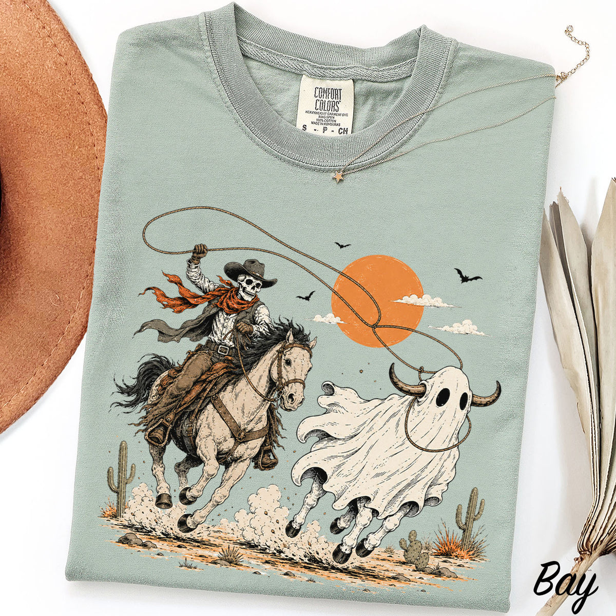 Cowboy Ghost Comfort Colors T-Shirt