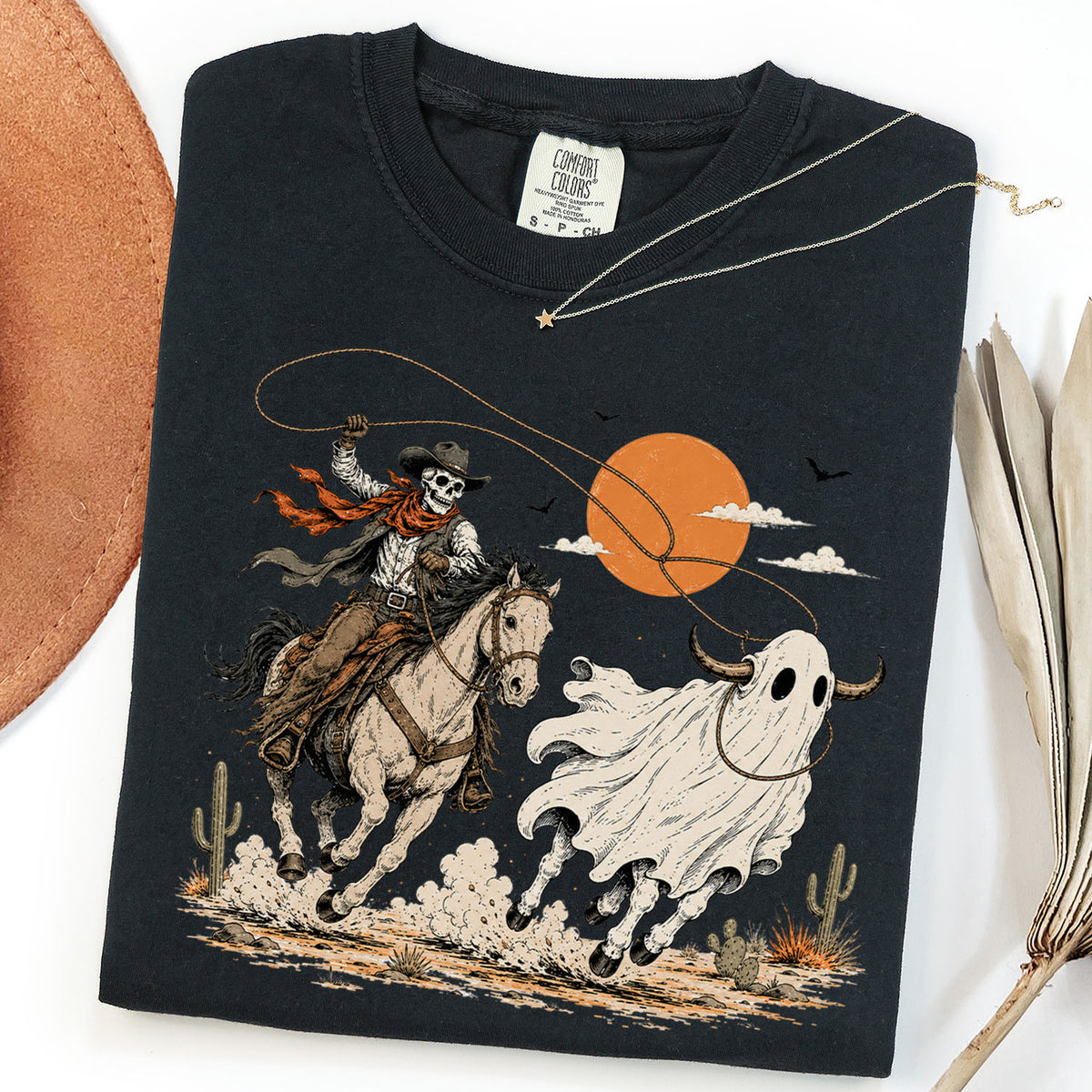 Cowboy Ghost Comfort Colors T-Shirt