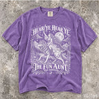 Hear Ye The Fun Aunt Has Arrived Comfort Colors T-Shirt - Violet / S - T-Shirt