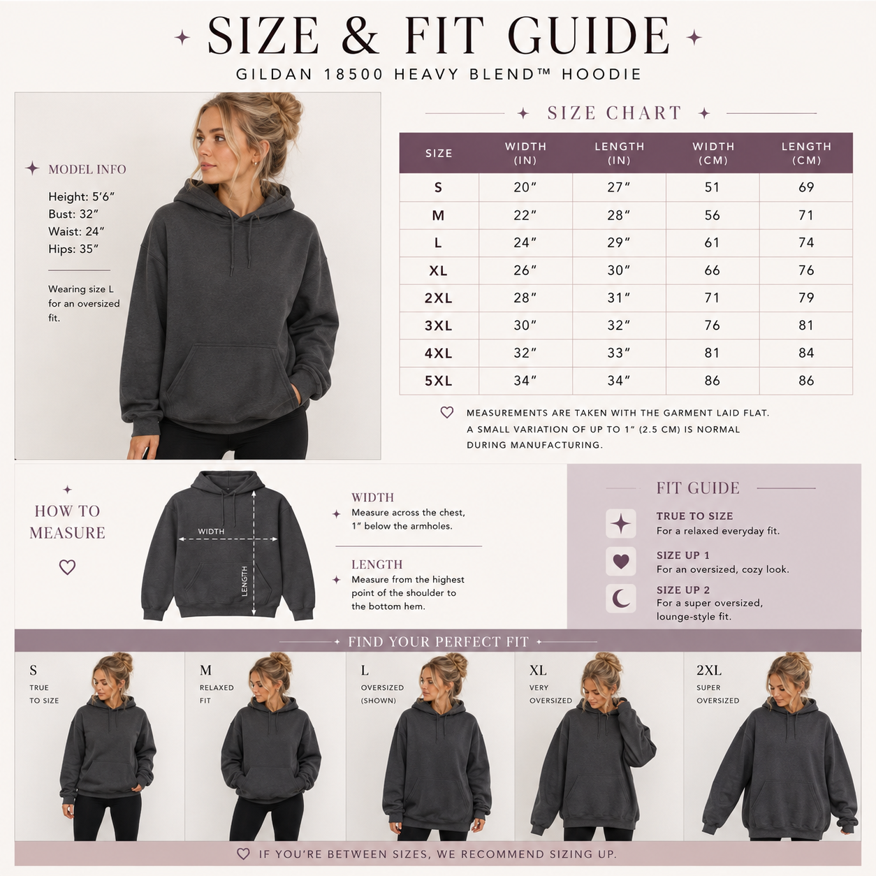 Whimsical Moth Hooded Sweatshirt