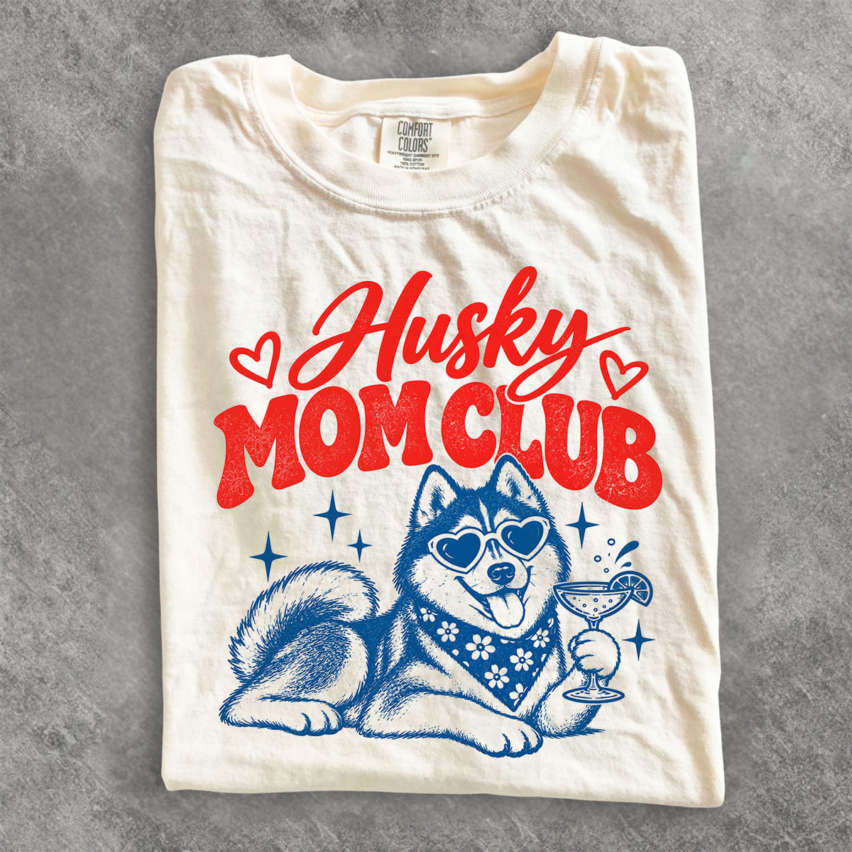 Husky Mom Club Comfort Colors T-Shirt