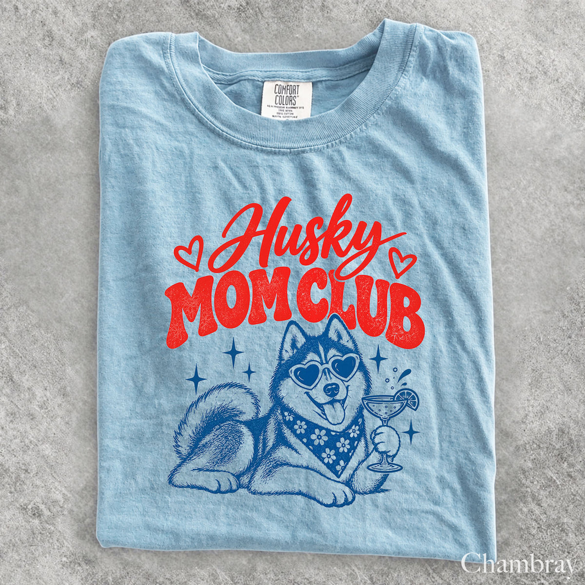 Husky Mom Club Comfort Colors T-Shirt