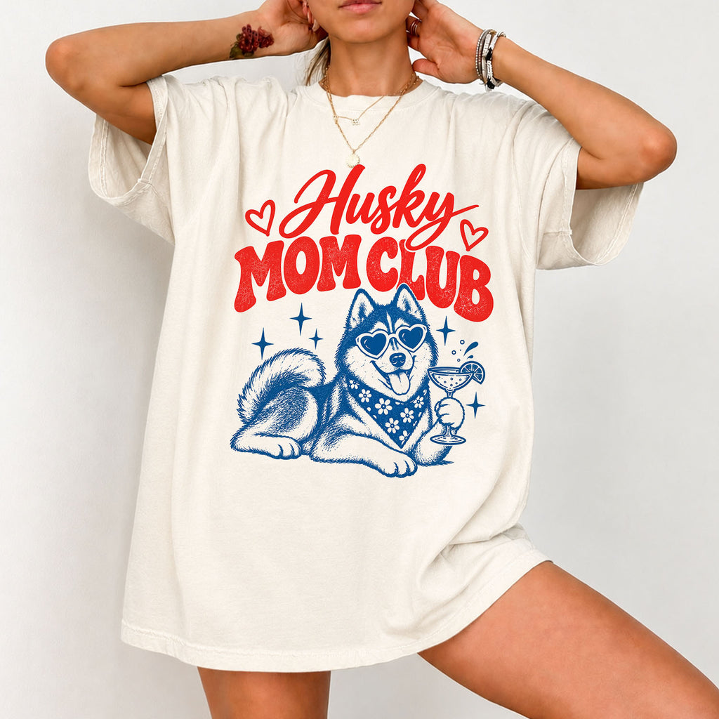 Husky Mom Club Comfort Colors T-Shirt