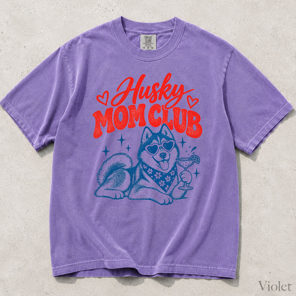 Husky Mom Club Comfort Colors T-Shirt