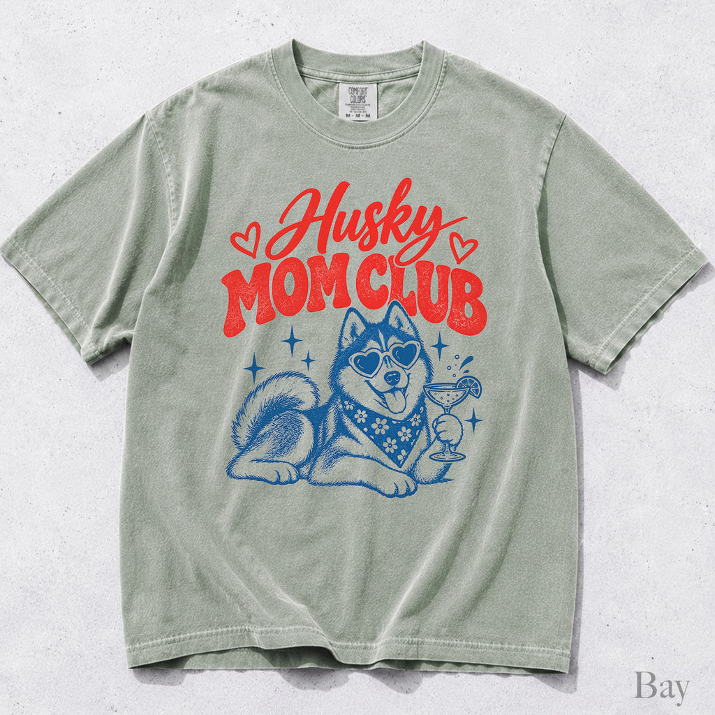 Husky Mom Club Comfort Colors T-Shirt