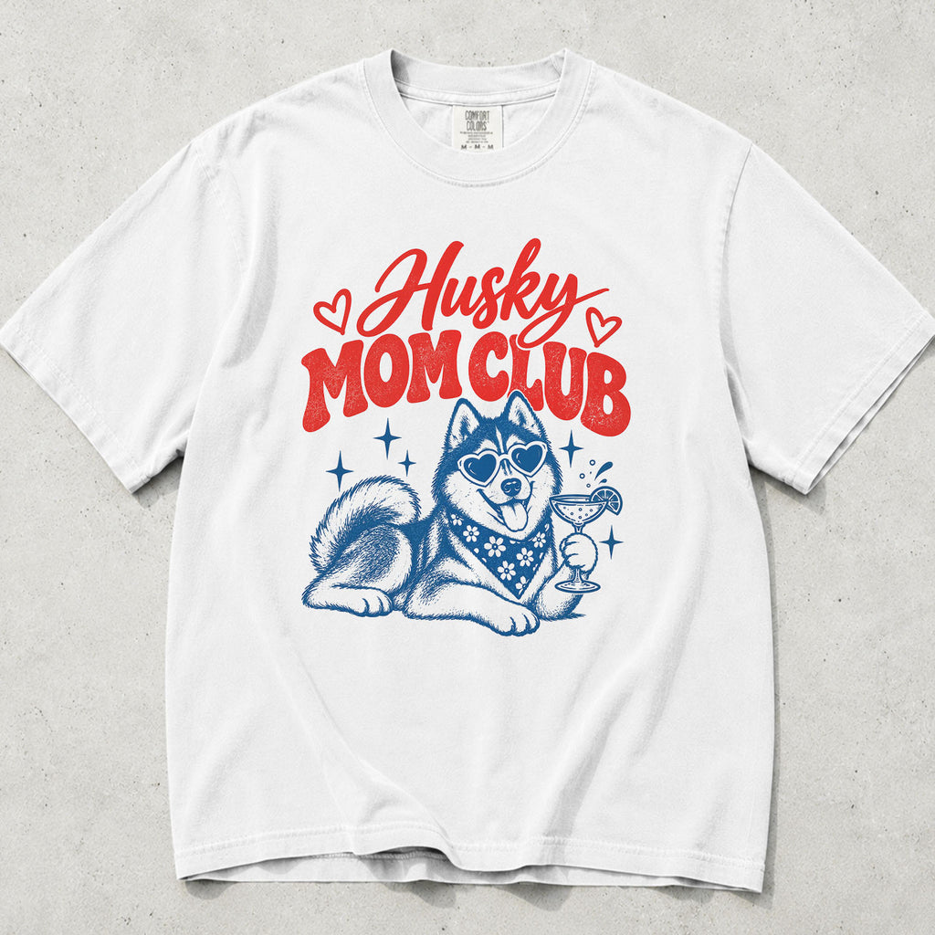 Husky Mom Club Comfort Colors T-Shirt