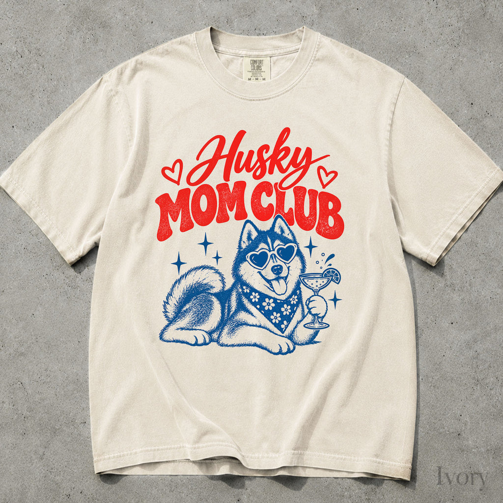 Husky Mom Club Comfort Colors T-Shirt