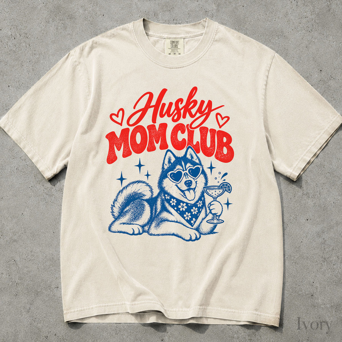 Husky Mom Club Comfort Colors T-Shirt