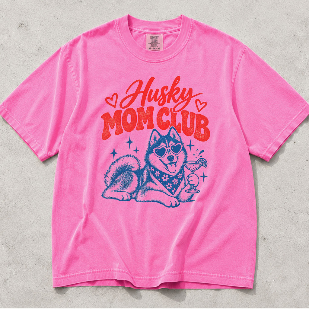 Husky Mom Club Comfort Colors T-Shirt