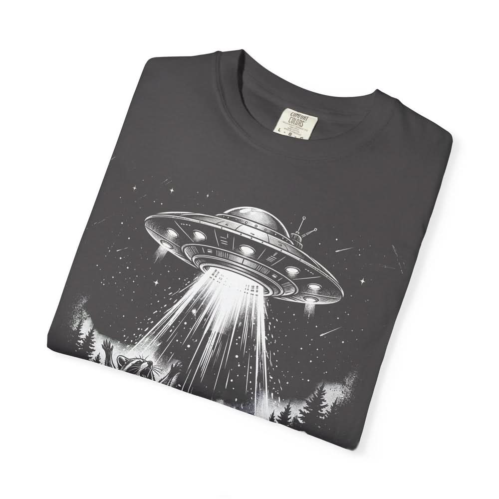 Raccoon Alien Invasion T-shirt