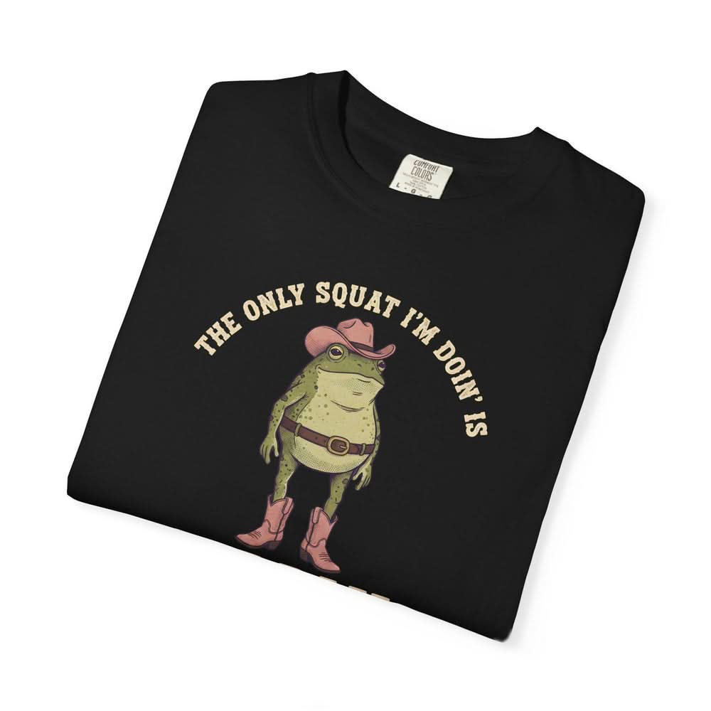Doing Diddly Squat Frog T-shirt - Charmed and Wyld