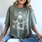 Raccoon Alien Invasion T-shirt