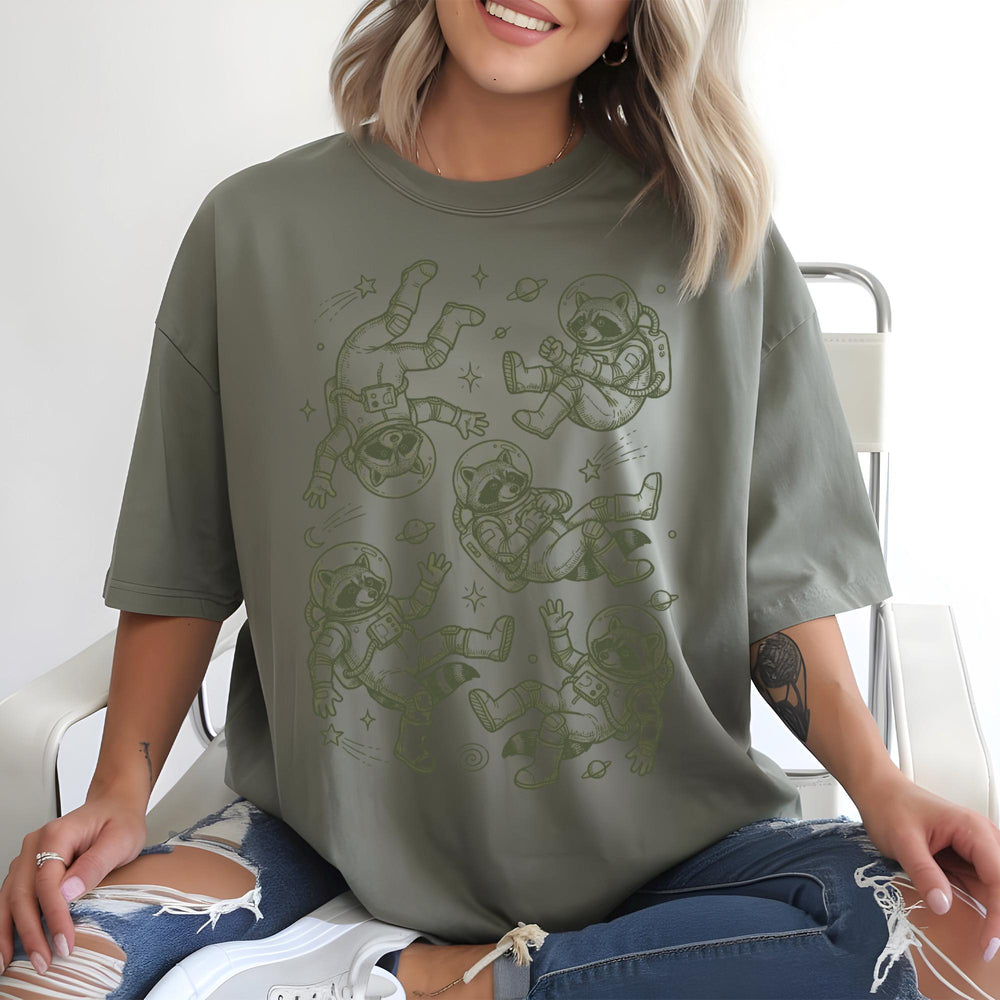Raccoon Astronaut T-shirt