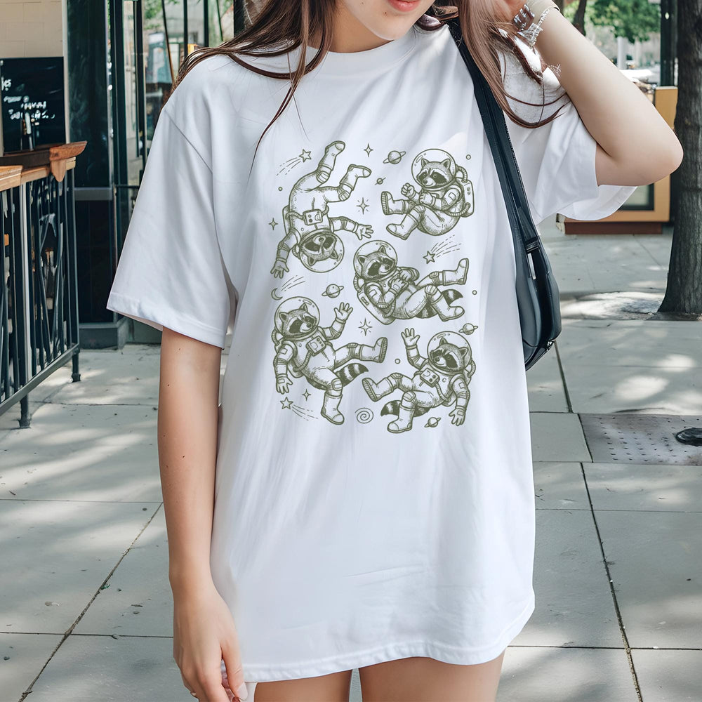 Raccoon Astronaut T-shirt