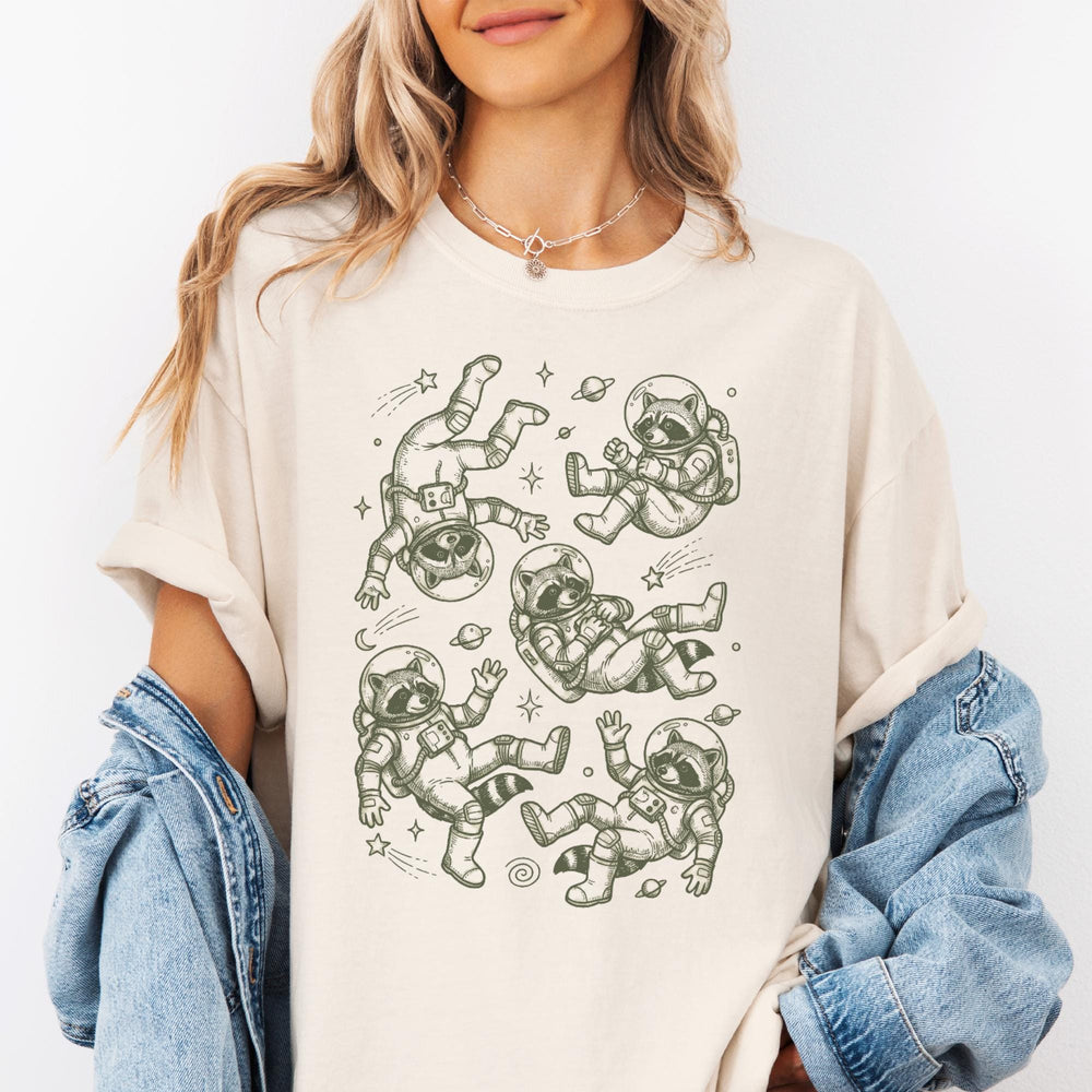 Raccoon Astronaut T-shirt
