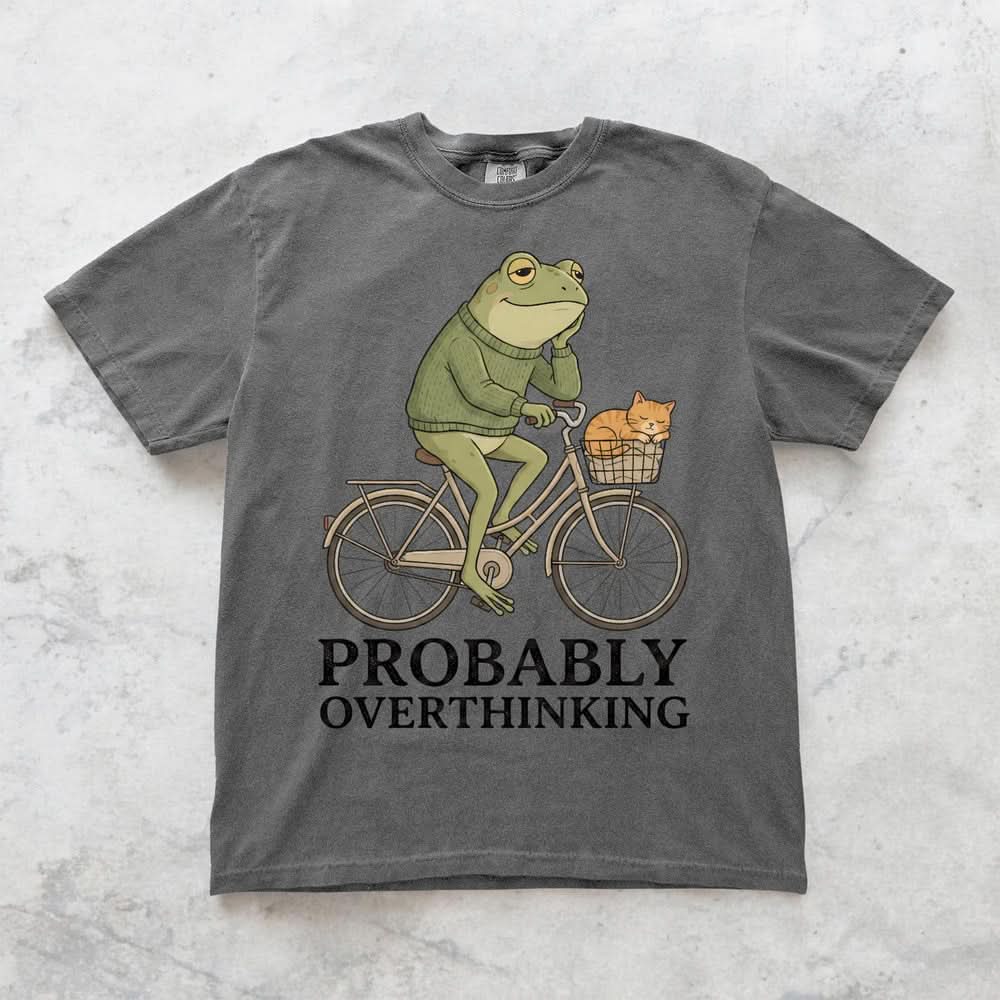 Probably Overthinking Frog T-shirt