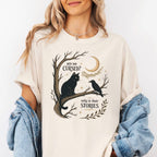 Are We Cursed Black Cat Raven T-Shirt