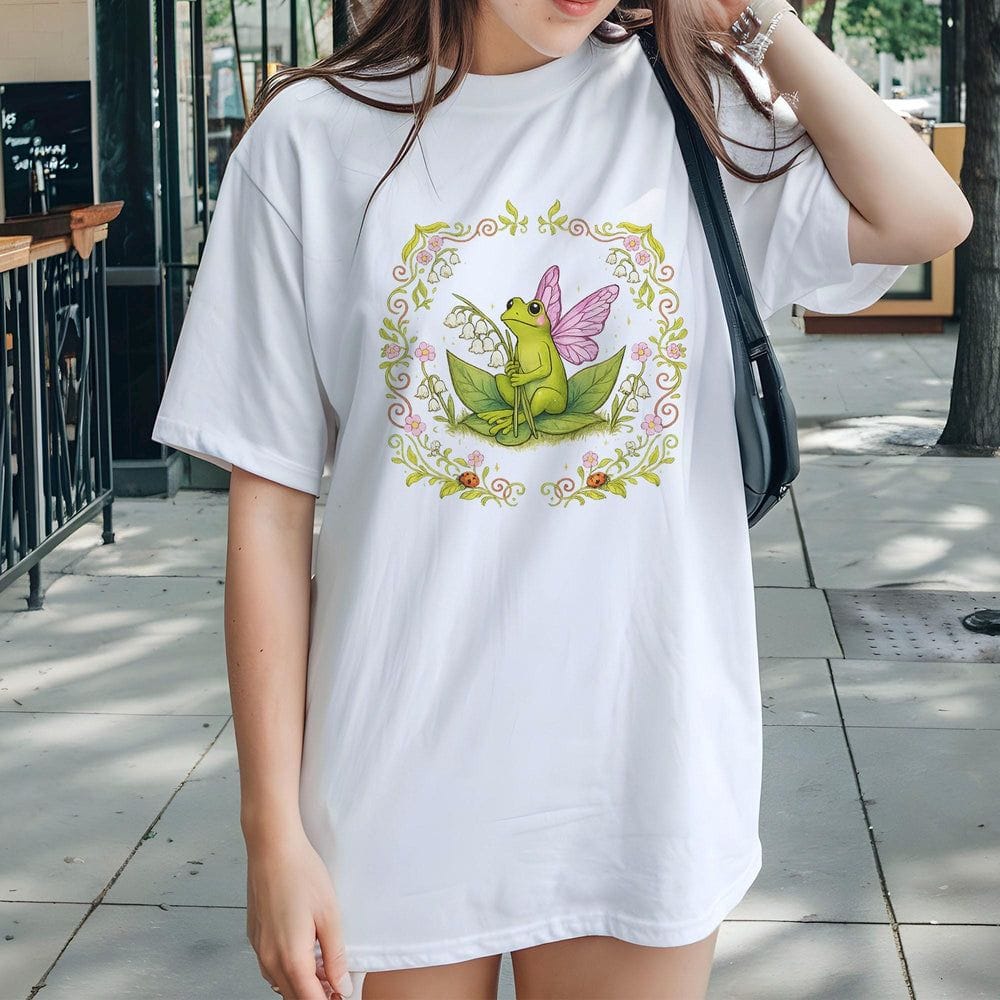 Frog Fairy Wildflower T-Shirt - Charmed and Wyld