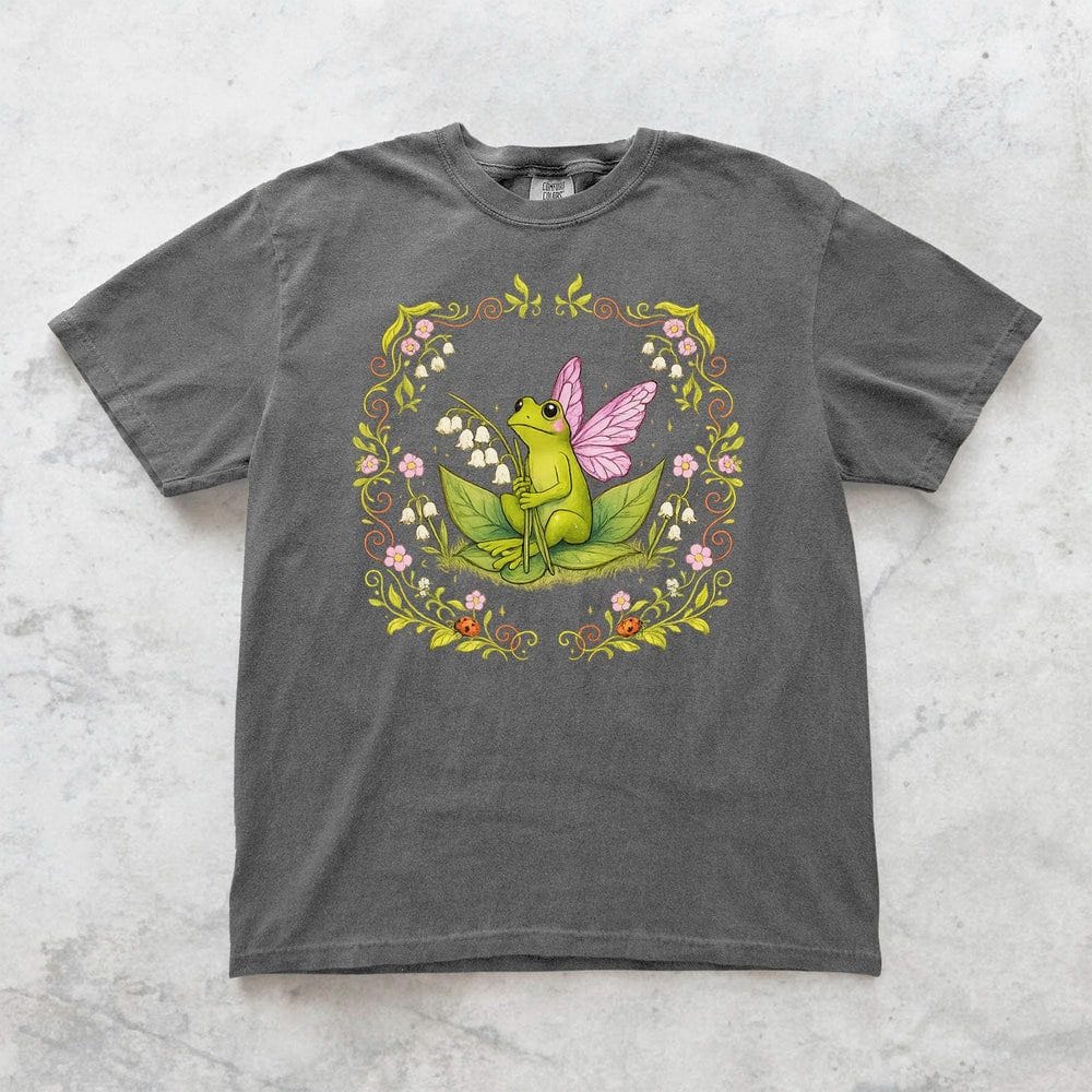 Frog Fairy Wildflower T-Shirt - Charmed and Wyld