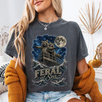 Feral at Sea Raccoon Tshirt - Charmed and Wyld