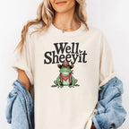 Well Sheeyit Frog Sheriff T-shirt