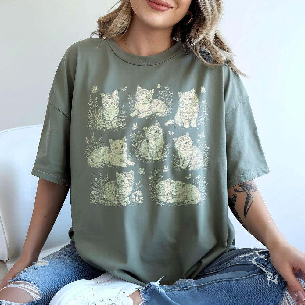 Cat Collage T-Shirt - Charmed and Wyld