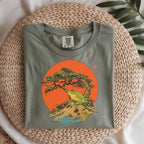 Bonsai Tree Sun and Frog T-Shirt - Charmed and Wyld