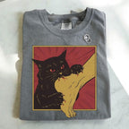 Black Cat Vampire T-shirt - Charmed and Wyld