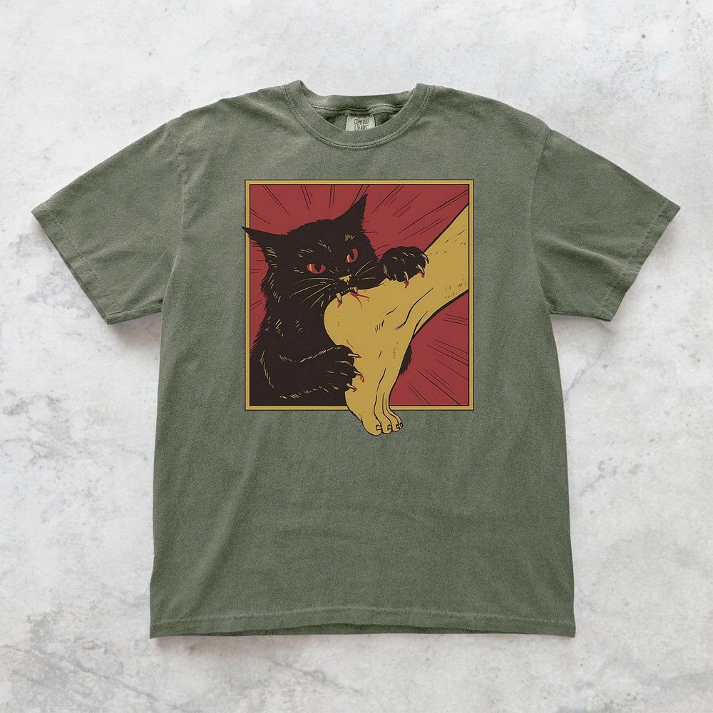 Black Cat Vampire T-shirt
