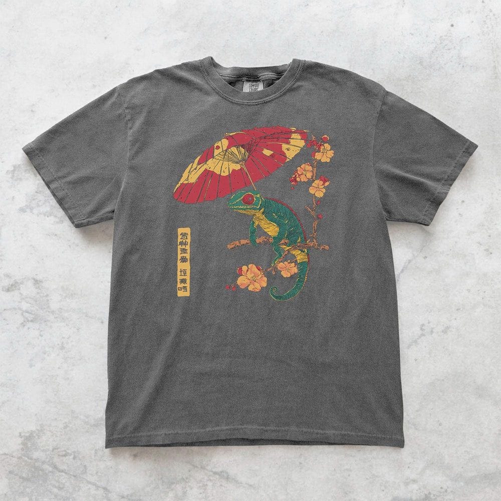 Chameleon Japanese T-Shirt - Charmed and Wyld
