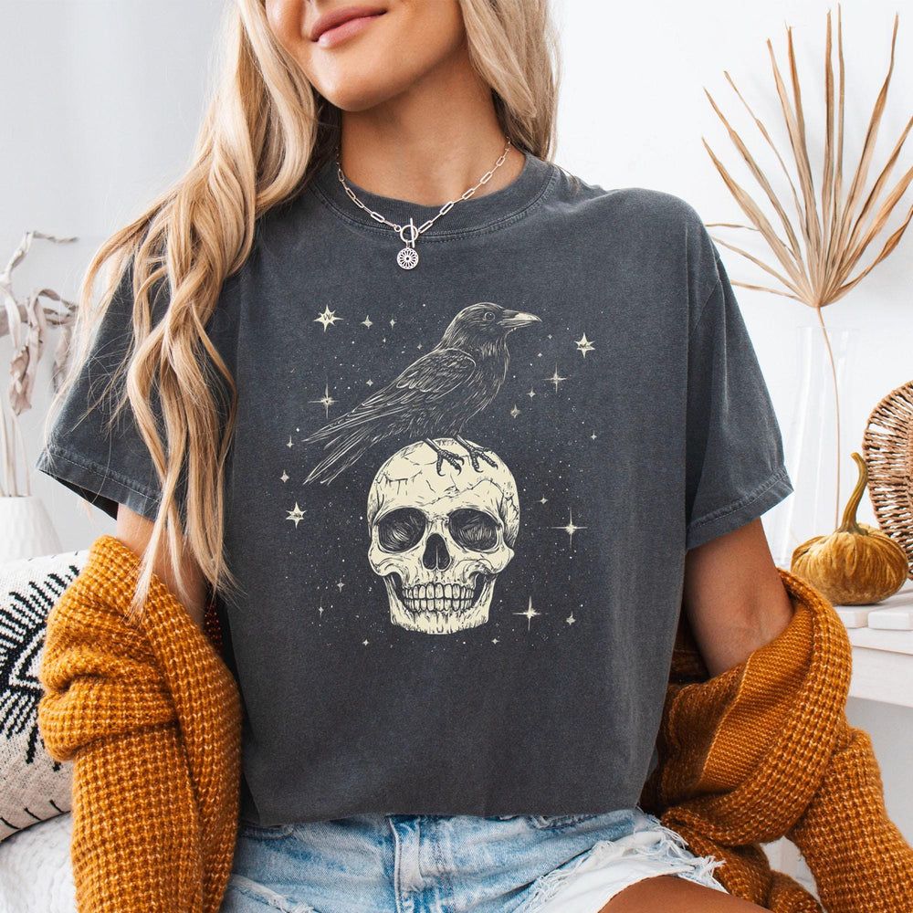 Raven Skull T-Shirt