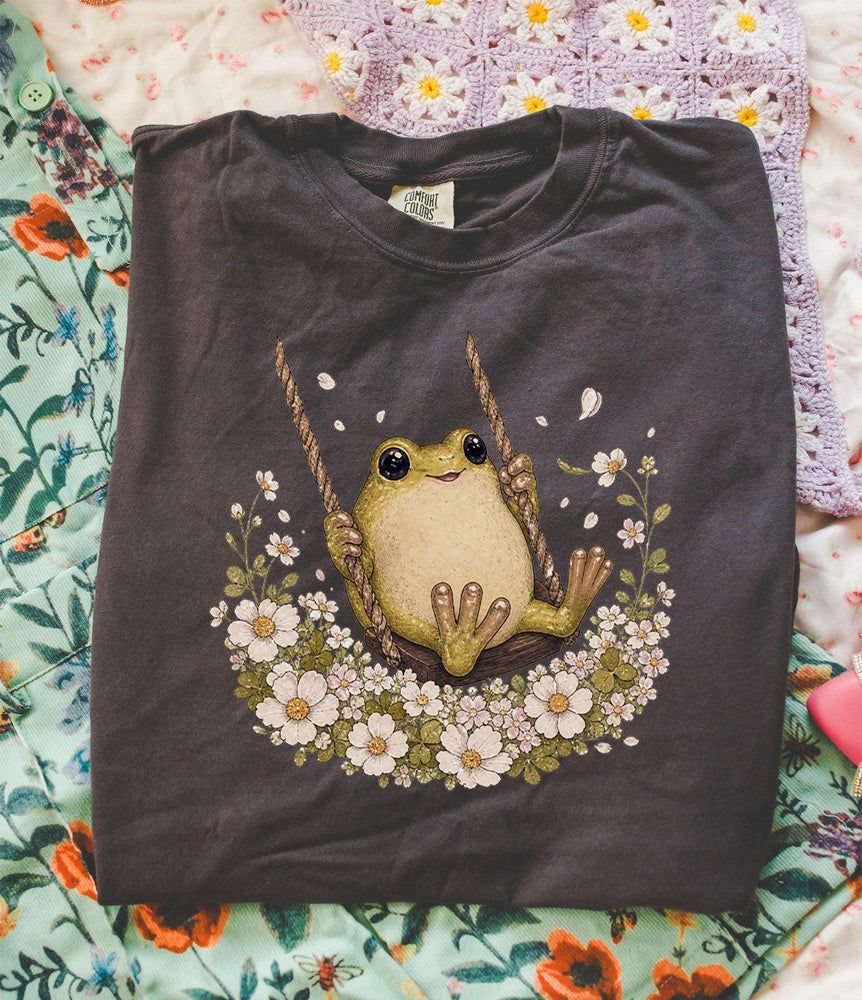 Frog Swing Wildflower T-Shirt