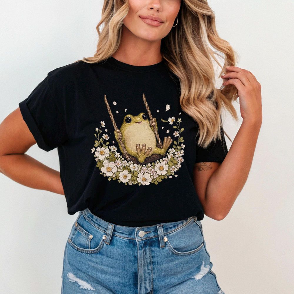 Frog Swing Wildflower T-Shirt