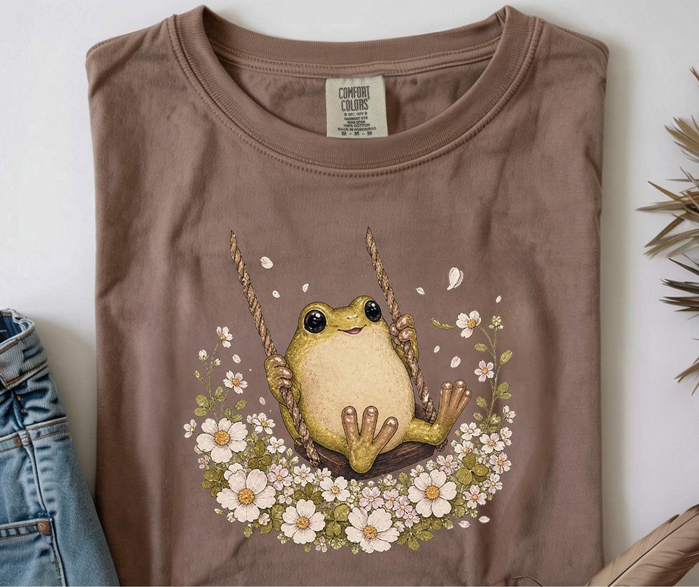 Frog Swing Wildflower T-Shirt